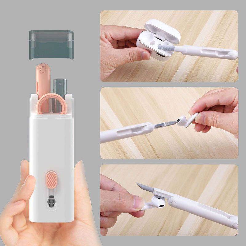 Multifunctional Bluetooth-compatible Headset Cleaning Pen Set Keyboard Cleaner Cleaning Tools Cleaner Keycap Puller Kit