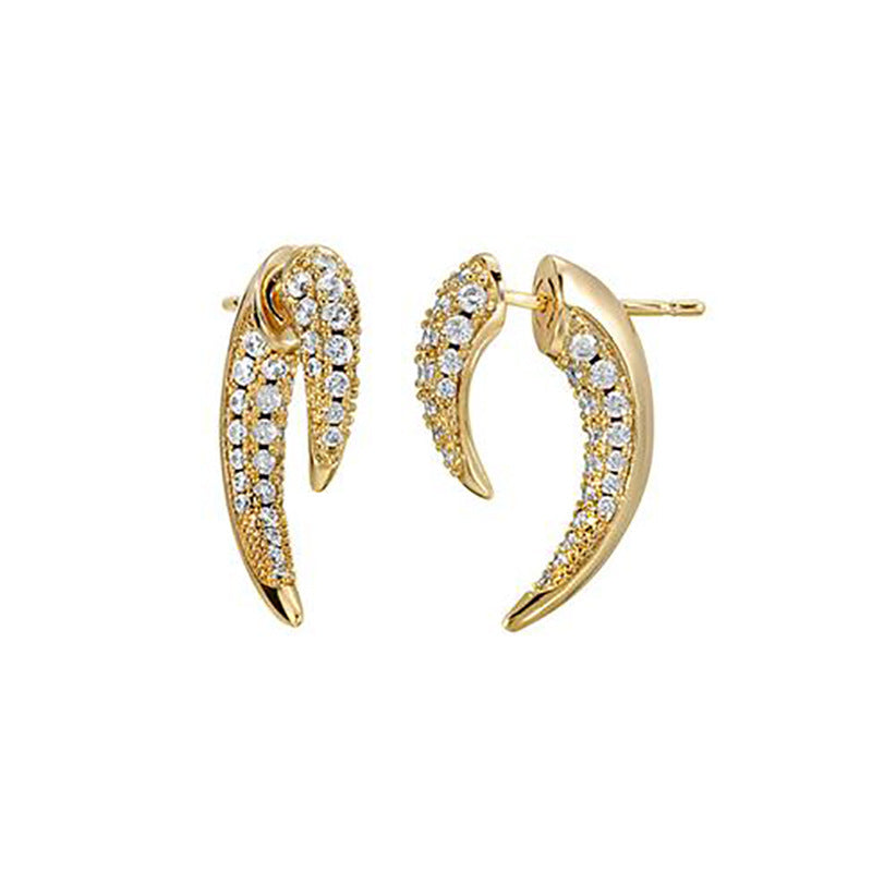 Women's Casual Simple Horn Ins Style Earrings